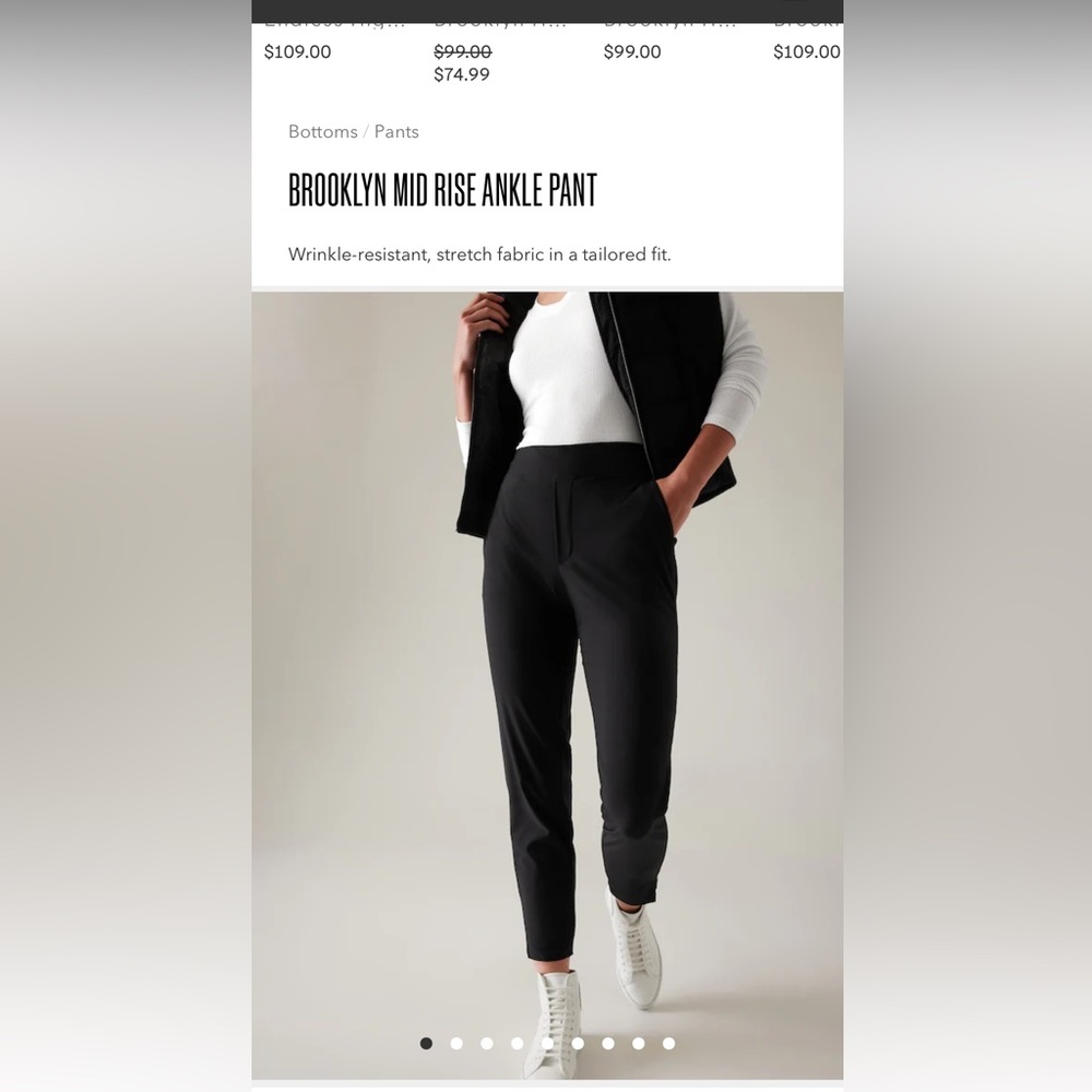 Athleta Brooklyn ankle pants